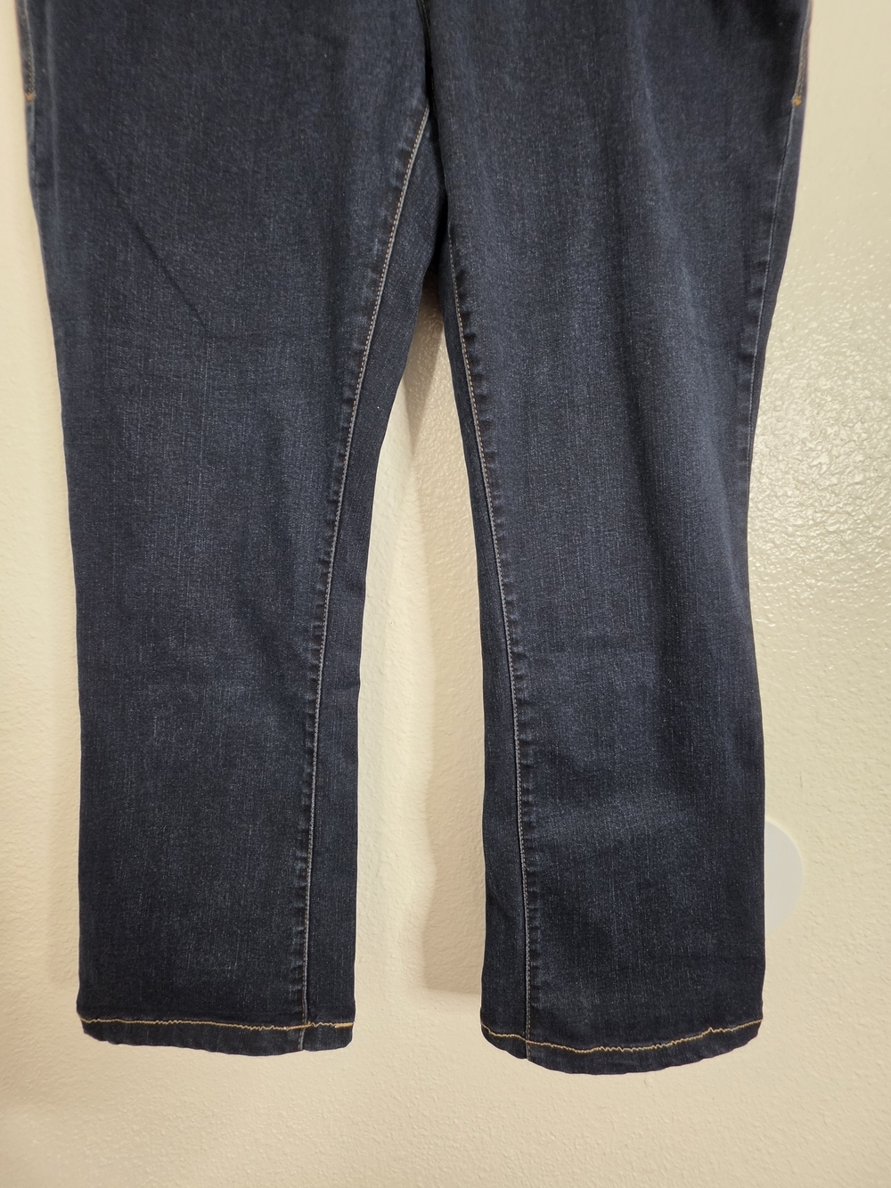 LuLaRoe Womens Size 38 Dark Wash Stretch Denim Straight Leg Jeans - Picture 9 of 13